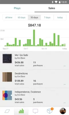 Bandcamp for Artists and Label android App screenshot 3